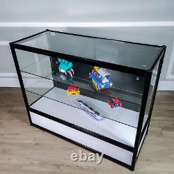 Aluminum Glass Clear Showcase Full Vision 48 Retail Store Display Shelf Counter