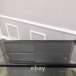 Aluminum Glass Clear Showcase Full Vision 48 Retail Store Display Shelf Counter