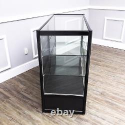 Aluminum Glass Clear Showcase Full Vision 48 Retail Store Display Shelf Counter