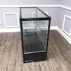 Aluminum Glass Clear Showcase Full Vision 48 Retail Store Display Shelf Counter