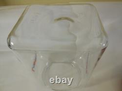 Antique 13 Large Lance Peanut Cracker Store Jar Heavy Glass 2 Logo with Metal Lid