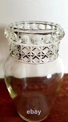 Antique 1800s Tiffin Dakota Apothecary Glass Candy Jar Store Display 10