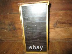 Antique 1915 Metal & Glass Boston Garters Display Case 1 Box Nos Garters