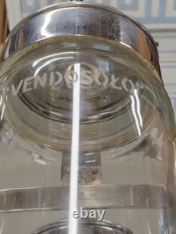 Antique 1920s Argentinian Vendosolo 18 Canister Candy Store Display (Caramelera)