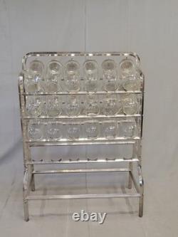 Antique 1920s Argentinian Vendosolo 18 Canister Candy Store Display (Caramelera)