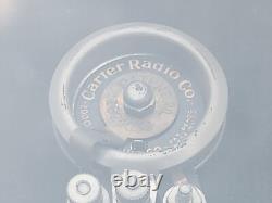 Antique 1920s Carter Radio Co. Chicago Big Advertising Light Sign Store Display