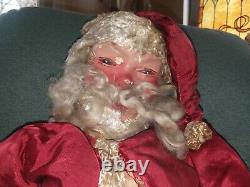 Antique 36 Vtg Santa Clause Doll Belsnickel Store Window Display To Restore Old