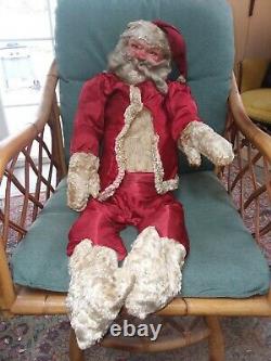 Antique 36 Vtg Santa Clause Doll Belsnickel Store Window Display To Restore Old