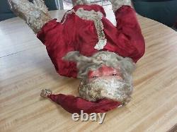 Antique 36 Vtg Santa Clause Doll Belsnickel Store Window Display To Restore Old