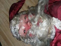Antique 36 Vtg Santa Clause Doll Belsnickel Store Window Display To Restore Old