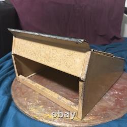 Antique BUNTE CANDY Store Display Advertising Tin/Glass GREAT CONDITION RARE