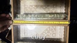 Antique BUNTE CANDY Store Display Advertising Tin/Glass GREAT CONDITION RARE