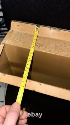 Antique BUNTE CANDY Store Display Advertising Tin/Glass GREAT CONDITION RARE