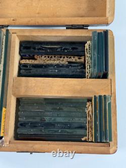 Antique Blue Ridge Glass Corp Salesman Sample Box COMPLETE Kingsport TN