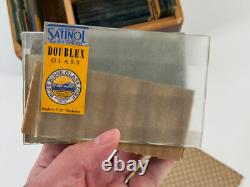Antique Blue Ridge Glass Corp Salesman Sample Box COMPLETE Kingsport TN
