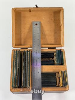 Antique Blue Ridge Glass Corp Salesman Sample Box COMPLETE Kingsport TN