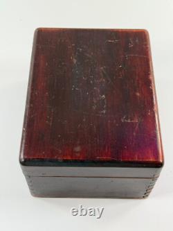 Antique Blue Ridge Glass Corp Salesman Sample Box COMPLETE Kingsport TN