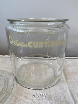 Antique CURTISS CANDY Gallon Apothecary Glass Jar/Store Display Chicago NESTLE