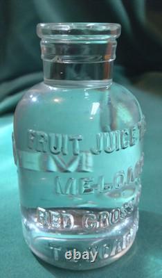 Antique Candy Bros. Mfg. Co. Advertising Paperweight Solid Glass Embossed