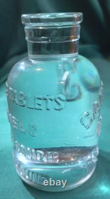 Antique Candy Bros. Mfg. Co. Advertising Paperweight Solid Glass Embossed
