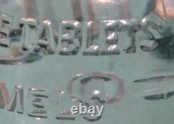 Antique Candy Bros. Mfg. Co. Advertising Paperweight Solid Glass Embossed
