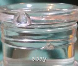 Antique Candy Bros. Mfg. Co. Advertising Paperweight Solid Glass Embossed