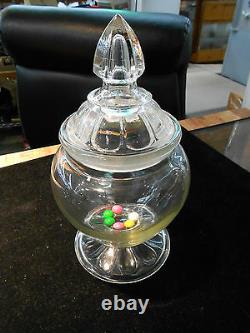 Antique Candy Store Counter Top Display Glass Jar