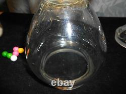 Antique Candy Store Counter Top Display Glass Jar