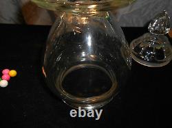 Antique Candy Store Counter Top Display Glass Jar
