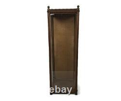 Antique Chapel Display Cabinet for statue hand carved wood gothic gorgeous, glas