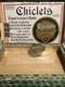 Antique Chiclets Candy Chewing Gum Country Store Display Box Glass Fleer Pepsin
