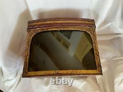 Antique General Store Display Box With Glass Front