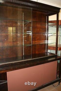 Antique Glass Enclosed Retail Store Display Case