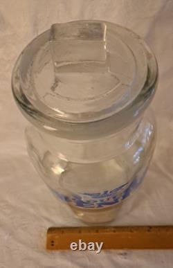 Antique Glass General Store Counter Jar Advertising PRODUCTOS FENIX From Mexico