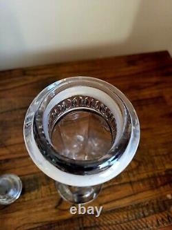 Antique Hexagonal Tiffin Dakota Apothecary Glass Candy Jar Store Display 11 1/4