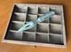 Antique Hunt Round Pointed Pens Wood & Glass Advertising Store Display Case