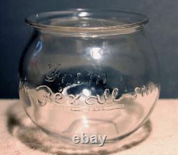 Antique NOS Rexall Store Glass Leech/Goldfish Bowl Display Recreated Drugstore