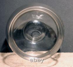 Antique NOS Rexall Store Glass Leech/Goldfish Bowl Display Recreated Drugstore