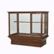 Antique Oak & Glass Country Store Floor Display Cabinet C1910
