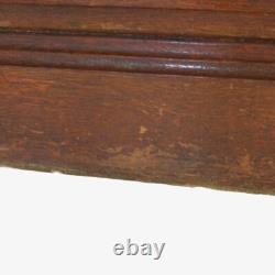 Antique Oak & Glass Country Store Floor Display Cabinet C1910