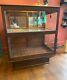 Antique Oak / Glass Display Cabinet, Sun Mfg. Co, Humidor, Country Store, C. 1900