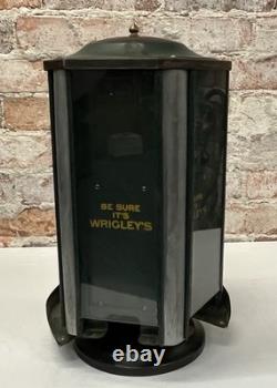 Antique Original Wrigleys Chewing Gum Store Rotating Mirror Dispenser NICE