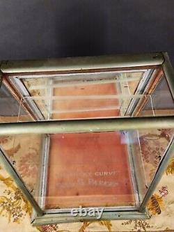 Antique Parker Pen Fountain Pen Store Display Case Glass U. S. Show Case Co