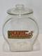 Antique Planters Peanuts Glass Fish Bowl Salted Peanuts Store Display Jar