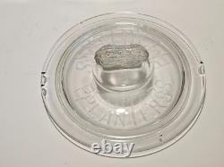 Antique Planters Peanuts Glass Fish Bowl Salted Peanuts Store Display Jar