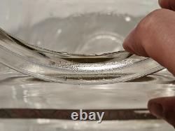 Antique Planters Peanuts Glass Fish Bowl Salted Peanuts Store Display Jar