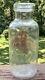 Antique Reeds Counter Candy Jar With Partial Paper Label And Embossing