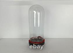 Antique Round Hand Blown Glass Dome Globe Steampunk Display 14.96 D 6.1