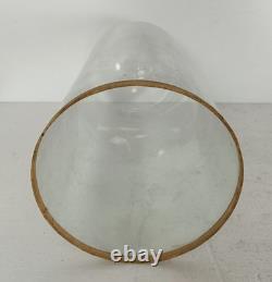 Antique Round Hand Blown Glass Dome Globe Steampunk Display 17.51 D 7