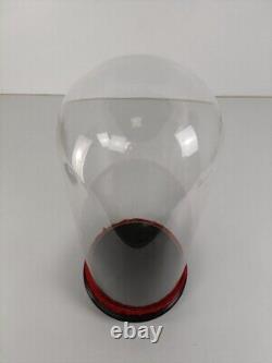 Antique Round Hand Blown Glass Dome Globe Steampunk Display 19.68 D 8.85